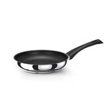 LUMENFLON Domos 3PLY 28 cm İndüksiyon Uyumlu Tava, 3 Katmanlı Paslanmaz Çelik, Yüksek Taban Isı Dağılımı, Gaz/Elektrik/Seramik, İtalya Üretimi, Gümüş