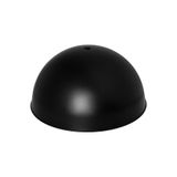 lumenistanbul 250 MM YUVARLAK YARIM KÜRE ABAJUR ŞAPKASI SİYAH