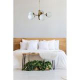 Lumexx Bankok Eskitme Beyaz Camlı 5'li Avize