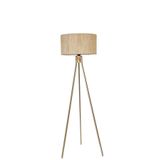 Lumexx Fısco Trıpod Eskıtme Lambader Sılındır Bambu 010 Abajurlu