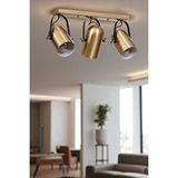 Lumexx London 3 Lü Sirali Eskitme Plafonyer Avize Çok Renkli
