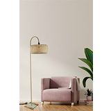 Lumexx Silindir Rattan Eskitme Abajurlu Kumru Lambader