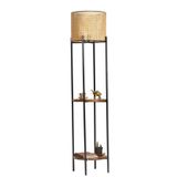 Lumexx Vega Siyah Rattan Başlıklı Lambader