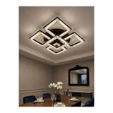 Lumia Lighting Yakamoz Model 5"li Kumandalı Siyah 3 Renk Modu Ledli Modern Tavana sıfır Salon Mutfak Çocuk Yatak Odası Led Avize