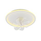 Lumiair Aydınlatma Ve Hareketli Vantilatör, Beyaz, 40 Cm