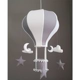 Lumiere Balon Avize - Antrasit - Beyaz