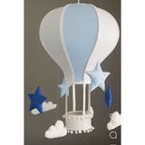 Lumiere Balon Avize - Beyaz - Mavi