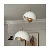 Lumiere Design Beton Görünümlü Iskandinav & Bohem Tarz 2’li Sarkıt Avize-Profesyonel Tasarım,gün Işığı Ampul Içerir - Eskitme