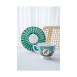 Lumiere Kahve Fincan Takımı, Yeşil, 6'lı, SYT-08596 - Renkli