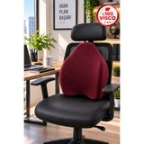 LUMİNA PİLLOW ortopedik bel destek yastığı, visco bel yastığı, bel destek minderi, ofis sandalyesi bel desteği, sırt destek yastığı, ergonomik bel yastığı, visco minder, sandalye sırt minderi, bel minderi