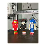 Lumina3D 3D Minecraft Sonic Shadow Ve Knuckles Karakterleri