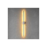 LUMINALED Modern Dekoratif Led Duvar Aplik 70 Cm Günışığı KROM 1 Adet ( PİLLİ )