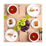 Luminarc 24 Parça 6 Kişilik Yemek Takımı Beyaz Renk Opal Cam Malzeme ile Dayanıklı