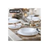 Luminarc Arcopal Zelie Beyaz 6lı 20 Cm.6 Kişilik Çukur Yemek Tabağı.