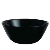 Luminarc Arcopal Zelie Siyah 20 cm Çukur Yemek 16 cm Çorba Kase Tabağı 6 Kişilik 12 Parça Yemek Takımı