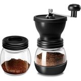 Lumindra Kahve Öğütücü Değirmen Seti & Baharat Öğütücü / Filtre Kahve & Türk Kahvesi& Espresso - Siyah - Gri
