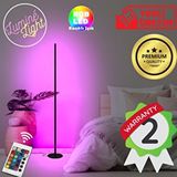 Lumine Light Uzaktan Kumandalı Led Lambader Dekoratif Rgb Aydınlatma Çok Renkli