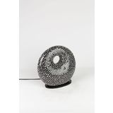 Luminocrafts El Yapımı Cam Mozaik Lamba, Lumino Bagel Simit Gece Lambası, Yoga Meditasyon Işığı, Bali El Yapımı Dekoratif Lamba, Loş Işık (Denpasar)