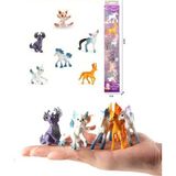 Luminoo Horse 4i Set Mistik Mini Hayvanlar Figür Seti 6 Parça Kutulu Set:1 - Renkli