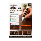 Luminoo Mobilya Rötuş Kalemi – Çizik Giderici Ahşap Tamir Kalemi (Siyah)
