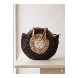Luminos Butik Camel Kahve Hasır Çanta 40x44 CNT1005
