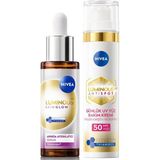 LUMINOUS630 Aydınlatıcı ve Leke Karşıtı Cilt Bakım SETI,SPF50 Yüz Güneş Kremi 40ML,SERUM 30 ml - Option-1
