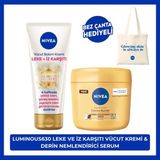 LUMINOUS630 Leke Iz Karşıtı Vücut Kremi 200ML ve Cocoa Butter Nemlendirici Serum 400ML, Çanta Hediye