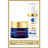 Luminous630 Thiamidol Etkili Leke Karşıtı Cilt Serumu 30ml Ve Gece Yüz Kremi 50ml, Hyaluronik Asit