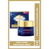 Luminous630 Thiamidol Etkili Leke Karşıtı Gece Yüz Bakım Kremi 50ml, Hyaluronik Asit, Nemlendirici