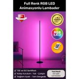 luminow Yeni Nesil Full Renk Led Rgb Stick Animasyonlu Uzaktan Kumandalı Aydınlatma Sistemi Köşe Lambader
