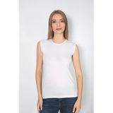 Luminur Kadın Sıfır Kol Siyah Beyaz Badi Body