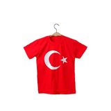 Luminur Kırmızı Ay Yıldız Türk Bayraklı Tişört T-Shirt Unisex