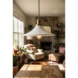 Luminzo Glory Bohem Metal Eskitme Aksesuar Beyaz Metal Sarkıt 35 cm Avize Yemek Masası Üstü Salon Aydınlatma - 1