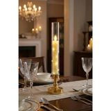 Luminzo Mumoxi Gold Renkli LED Işıklı Plastik Mumluk Modern Stil Dekoratif Aydınlatma