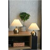 LUMINZO Polin Modern Eskitme Dekoratif Abajur Premium Masa Lambası