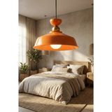 Luminzo Yeliza Bohem Metal Eskitme Aksesuar Turuncu Metal Sarkıt 35 cm Avize Yemek Masası Üstü Salon Aydınlatma - 1