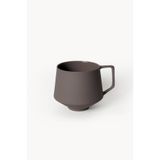 Lumière Dark Brown Kupa – Limoges Fransız Porseleni, 300 ml