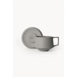 Lumière Grey Kahve Fincanı – Limoges Fransız Porseleni, 200 ml