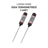 Lumisa Home 2 ADET Dijital Gıda Termometresi Derece Ölçer Gıda Termometresi Süt Maya Yoğurt Mayalama ne