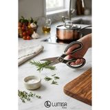 Lumisa Home LM-4208 Pro-Cut Paslanmaz Çelik Çok Amaçlı Mutfak Makası – Ergonomik SAPLILM-4208 Pro-Cut Paslanmaz Çelik Çok Amaçlı Mutfak Makası – Ergonomik Saplı