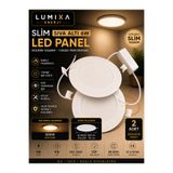 LUMIXA ENERJİ 6W SLİM LED SPOT PANEL YUVARLAK 3,5" 6500K (Delik:10,5cm Dış:12cm) GÜNIŞIĞI 3000K 2 ADET
