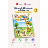 Lumiya Çocuk Hayvanlar Boyama Kitabım 3-6 Yaş Türkçe İngilizce Okul Öncesi Eğitici Aktivite