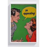 Lumiyo Retro Çerçeveli So Appealing Pop Art Poster - Duvar Dekoru
