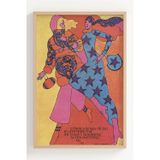 Lumiyo Retro Stil Kadın Temalı Çerçeveli Dekoratif Poster