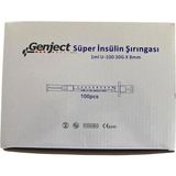 Lummed Genject - 1 ml Süper Insülin Şırıngası U-100 30GX8MM - 100 Adet 10/2026 - Standart