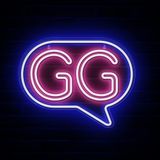 Lumoonosity GG Neon Tabela - Oyuncular/Yayınlayıcılar için Oyun Neon Işıkları - Oyun Odası, Yatak Odası, Oyun Bölgesi, Man Cave Decor için İyi Oyun Led Tabelaları - PC/Video Oyuncuları için Hediye - 41,9 x 32,5 cm Oyun Işığı