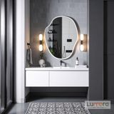 Lumora Mirror Design Doravia Beyaz Boyalı Mdf Çerçeveli Dekoratif Ayna - 100 x 76