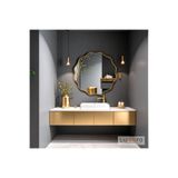 lumora mirror design Envara Modern Gold Boyalı MDF Çerçeveli Dekoratif Ayna
