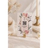 Lumoriatr QR Kodlu Dijital Düğün Anı Albümü 25 Adet – Fotoğraf Paylaşım Kartı 10x15 | Orchid Bloom