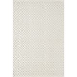 Lumos CT018A Beyaz Halı Sisal Bukle Dekoratif Kabartmalı Halı Tozsuz Salon Mutfak Halısı Koridor